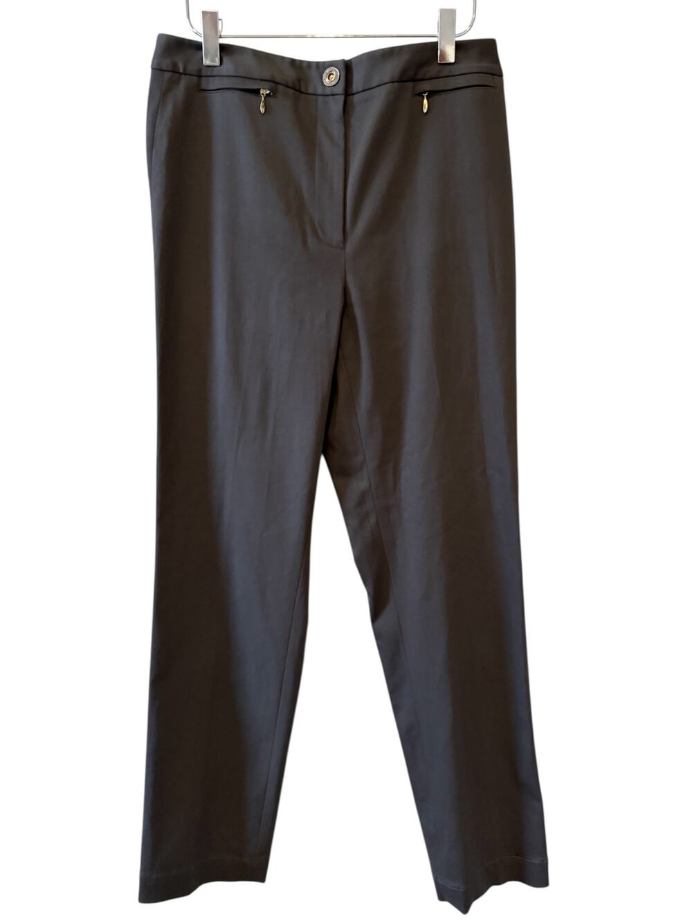 W Worth Slim Leg Trousers Olive Brown 6